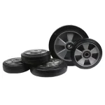black-color-iron-core-pallet-jack-wheels