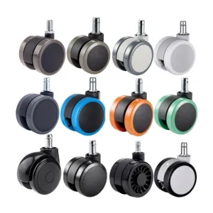 colorful-pu-dual-wheel-chair-wheels
