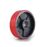 red-color-iron-core-pu-pallet-wheels